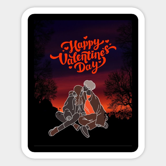 Happy valentines day Sticker by milicab